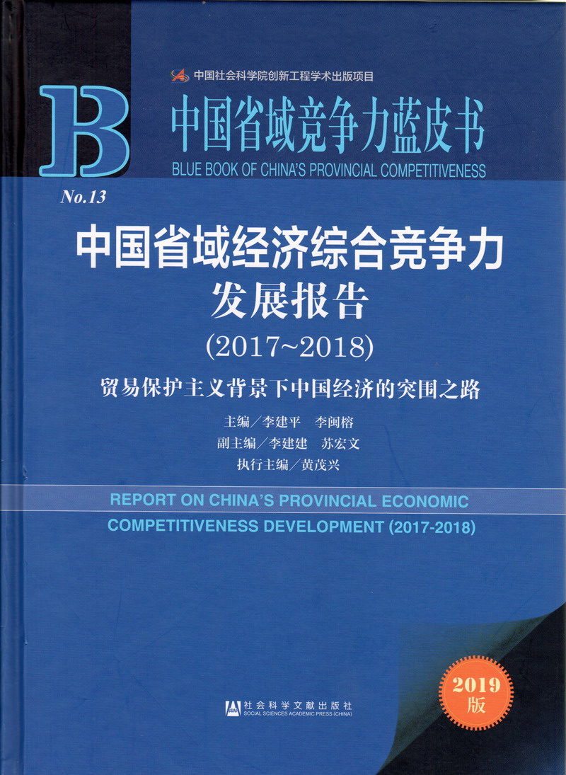 插骚穴影视中国省域经济综合竞争力发展报告（2017-2018）